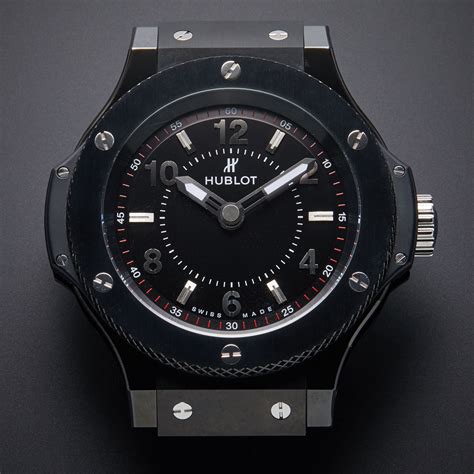 hublot desk alarm clock|Hublot Black Magic Quartz Black Dial Unisex Desk Clock DC.01.CM.